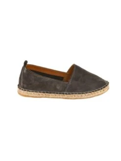 Leren Espadrilles Grijs -Gstar Kleding Winkel cotto leren espadrilles grijs 1