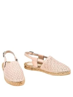 Leren Espadrilles Lichtroze -Gstar Kleding Winkel cotto leren espadrilles lichtroze 2
