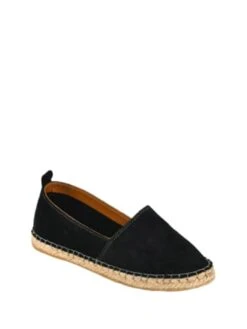 Leren Espadrilles Zwart -Gstar Kleding Winkel cotto leren espadrilles zwart 1