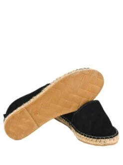 Leren Espadrilles Zwart -Gstar Kleding Winkel cotto leren espadrilles zwart 3