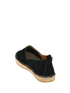 Leren Espadrilles Zwart -Gstar Kleding Winkel cotto leren espadrilles zwart 4