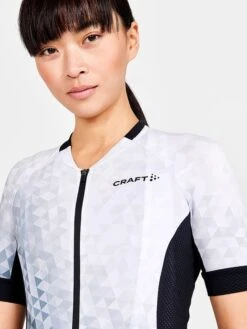 Craft Fietsshirt "ADV Endur" Zwart/wit -Gstar Kleding Winkel craft fietsshirt adv endur zwart wit 2