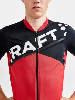 Craft Fietsshirt Zwart/rood -Gstar Kleding Winkel craft fietsshirt zwart rood 3