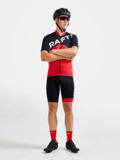 Craft Fietsshirt Zwart/rood -Gstar Kleding Winkel craft fietsshirt zwart rood 4