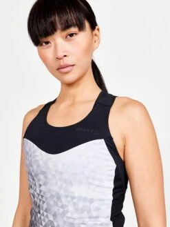 Craft Trainingstop "ADV Endur" Zwart/wit -Gstar Kleding Winkel craft trainingstop adv endur zwart wit 2