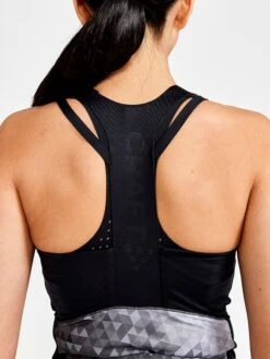 Craft Trainingstop "ADV Endur" Zwart/wit -Gstar Kleding Winkel craft trainingstop adv endur zwart wit 3