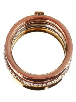 Vergulden Ring Met Kristallen -Gstar Kleding Winkel crazy crystal vergulden ring met kristallen 2