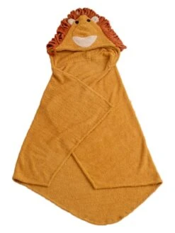 Badcape "Leeuw" Lichtbruin - (L)120 X (B)110 Cm -Gstar Kleding Winkel crochetts badcape leeuw lichtbruin l 120 x b 110 cm 2