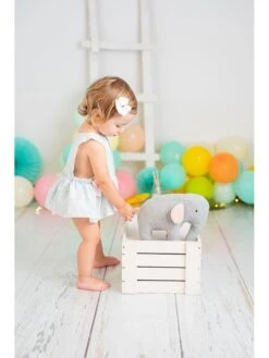 Knuffeldier "Baby Olifant" - (H)18 Cm - Vanaf De Geboorte -Gstar Kleding Winkel crochetts knuffeldier baby olifant h 18 cm vanaf de geboorte 2