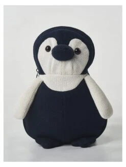 Rugzak "Pinguïn" Zwart/wit - (B)21 X (H)30 X (D)17 Cm -Gstar Kleding Winkel crochetts rugzak pinguin zwart wit b 21 x h 30 x d 17 cm 1