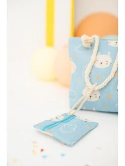 Shopper Lichtblauw - (B)26 X (H)20 X (D)2 Cm -Gstar Kleding Winkel crochetts shopper lichtblauw b 26 x h 20 x d 2 cm 2