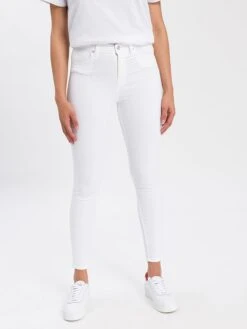 Broek "Judy" - Super Skinny Fit - Wit -Gstar Kleding Winkel cross jeans broek judy super skinny fit wit 1