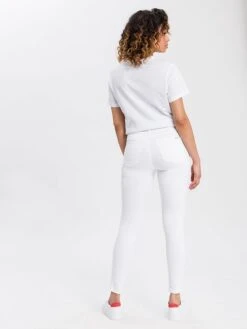 Broek "Judy" - Super Skinny Fit - Wit -Gstar Kleding Winkel cross jeans broek judy super skinny fit wit 3