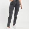 Spijkerbroek - Mom Fit - Antraciet -Gstar Kleding Winkel cross jeans spijkerbroek mom fit antraciet