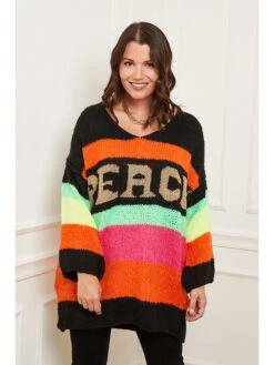 Trui Zwart/meerkleurig