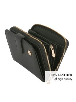 Leren Portemonnee "Mia" Zwart - (B)13 X (H)9 Cm -Gstar Kleding Winkel cxl by christian lacroix leren portemonnee mia zwart b 13 x h 9 cm 1