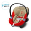 CYBEX Babyzitje "Aton M I-Size" Beige/rood - Groep 0+ -Gstar Kleding Winkel cybex babyzitje aton m i size beige rood groep 0