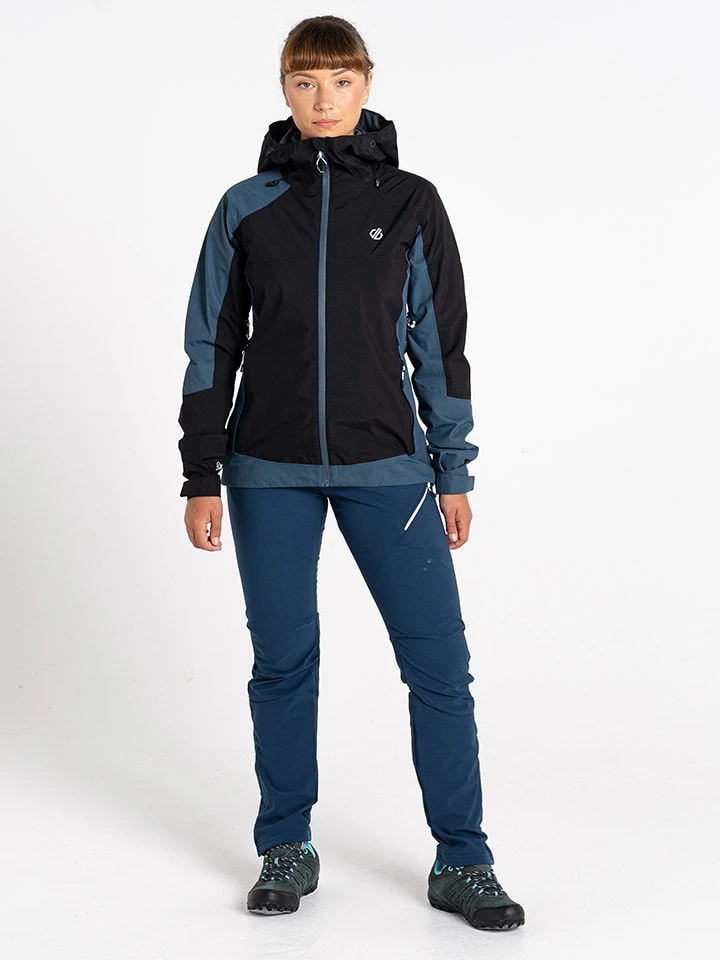 Dare 2b Regenjas "Traversing" Zwart/blauw 3 Dare 2b Regenjas "Traversing" Zwart/blauw