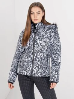 Dare 2b Ski-/snowboardjas "Glamorize II" Zwart/wit -Gstar Kleding Winkel dare 2b ski snowboardjas glamorize ii zwart wit 1