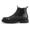Leren Chelseaboots "Schal St." Zwart