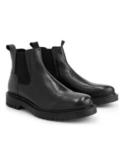 Leren Chelseaboots "Schal St." Zwart -Gstar Kleding Winkel denbroeck leren chelseaboots schal st zwart 4