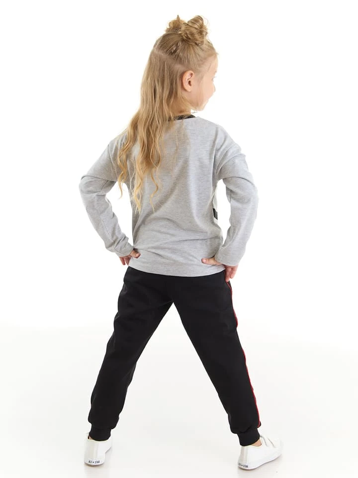 2-delige Outfit "Cat In Bag" Grijs/zwart 4 2-delige Outfit "Cat In Bag" Grijs/zwart - Afbeelding 2