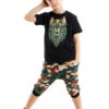 2-delige Outfit "Geometric Wolf" Zwart/meerkleurig -Gstar Kleding Winkel denokids 2 delige outfit geometric wolf zwart meerkleurig