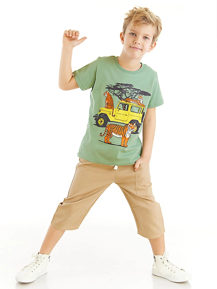 2-delige Outfit "Safari" Groen/beige 3 2-delige Outfit "Safari" Groen/beige