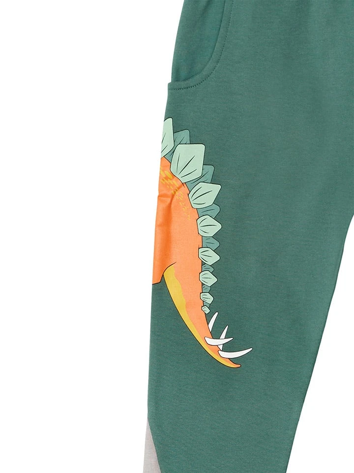 2-delige Outfit "Stegosaurus" Wit/groen 12 2-delige Outfit "Stegosaurus" Wit/groen - Afbeelding 10