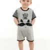 Pakje "Racoon" Grijs -Gstar Kleding Winkel denokids pakje racoon grijs
