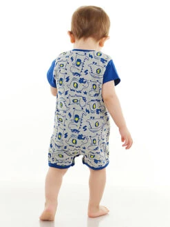 Pakje "Super Dino" Grijs -Gstar Kleding Winkel denokids pakje super dino grijs 1