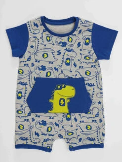 Pakje "Super Dino" Grijs -Gstar Kleding Winkel denokids pakje super dino grijs 2