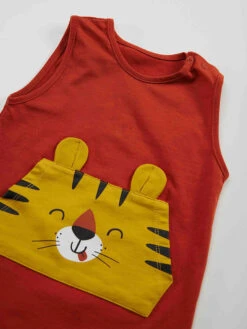Pakje "Tiger" Rood -Gstar Kleding Winkel denokids pakje tiger rood 4
