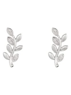 Witgouden Oorstekers "Sanya" Met Diamanten -Gstar Kleding Winkel diamond and co witgouden oorstekers sanya met diamanten 1