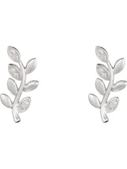 Witgouden Oorstekers "Sanya" Met Diamanten -Gstar Kleding Winkel diamond and co witgouden oorstekers sanya met diamanten 2