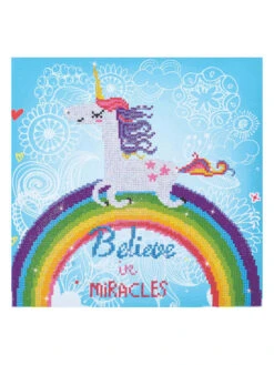 Diamond Painting "Believe In Miracles - Diamond Dotz" - Vanaf 8 Jaar