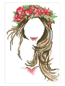 Diamond Painting "Garland Beauty - Diamond Dotz" - Vanaf 8 Jaar