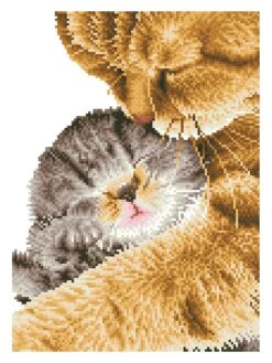 Diamond Painting "Tender Moment - Diamond Dotz" - Vanaf 8 Jaar