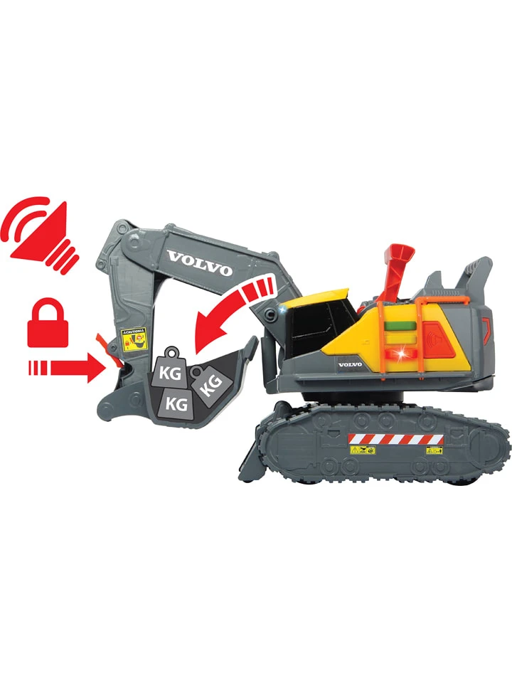 Dickie Graafmachine "Volvo Weight Lift Excavator" - Vanaf 3 Jaar 6 Dickie Graafmachine "Volvo Weight Lift Excavator" - Vanaf 3 Jaar - Afbeelding 4