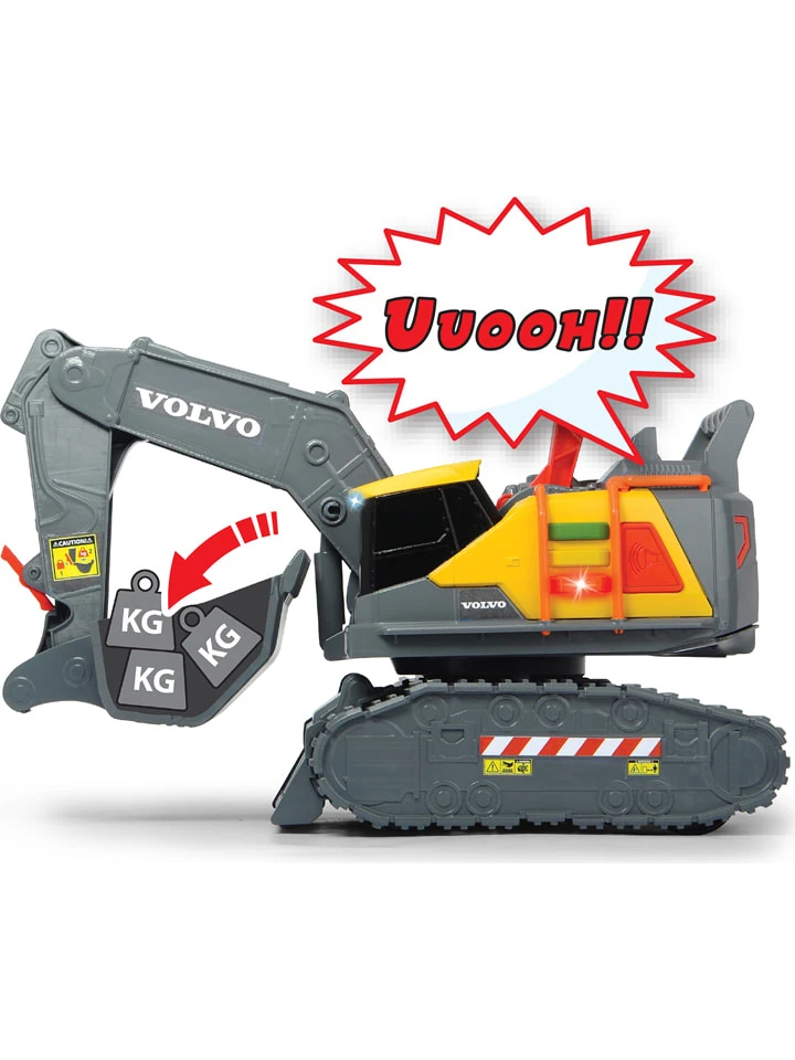 Dickie Graafmachine "Volvo Weight Lift Excavator" - Vanaf 3 Jaar 8 Dickie Graafmachine "Volvo Weight Lift Excavator" - Vanaf 3 Jaar - Afbeelding 6