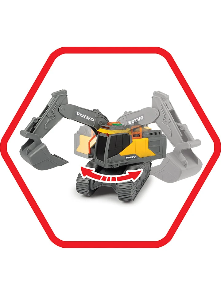 Dickie Rupsbandgraafmachine "Volvo Tracked Excavator" - Vanaf 3 Jaar 6 Dickie Rupsbandgraafmachine "Volvo Tracked Excavator" - Vanaf 3 Jaar - Afbeelding 4