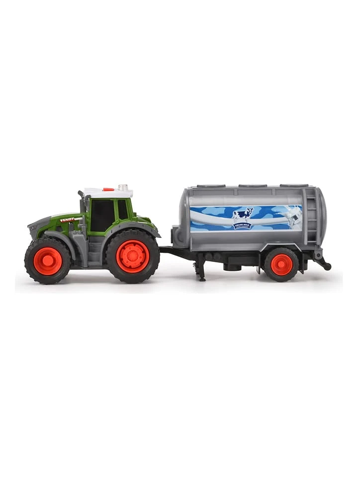 Dickie Tractor "Fendt" Met Melkaanhanger - Vanaf 3 Jaar 5 Dickie Tractor "Fendt" Met Melkaanhanger - Vanaf 3 Jaar - Afbeelding 3