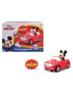 Afstandsbestuurbare Auto "Mickey Roadster" Rood - Vanaf 3 Jaar
