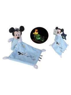 Knuffeldoek "Mickey" Lichtblauw - (L)35 Cm -Gstar Kleding Winkel disney mickey mouse knuffeldoek mickey lichtblauw l 35 cm 2