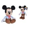 Pluchen Figuur "Mickey In Leren Broek" - Vanaf De Geboorte - (H)25 Cm