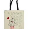Disney Shopper "Dalmatiër" Crème - (B)44 X (H)44 X (D)5 Cm -Gstar Kleding Winkel disney shopper dalmatier creme b 44 x h 44 x d 5 cm