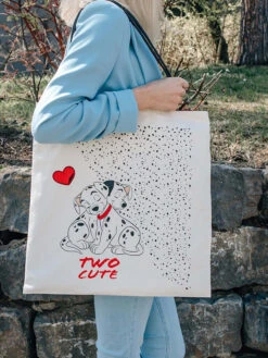 Disney Shopper "Dalmatiër" Crème - (B)44 X (H)44 X (D)5 Cm -Gstar Kleding Winkel disney shopper dalmatier creme b 44 x h 44 x d 5 cm 4
