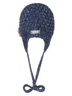 Gebreide Muts Donkerblauw/lichtroze -Gstar Kleding Winkel doll gebreide muts donkerblauw lichtroze 1