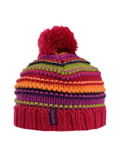 Gebreide Muts Rood/paars