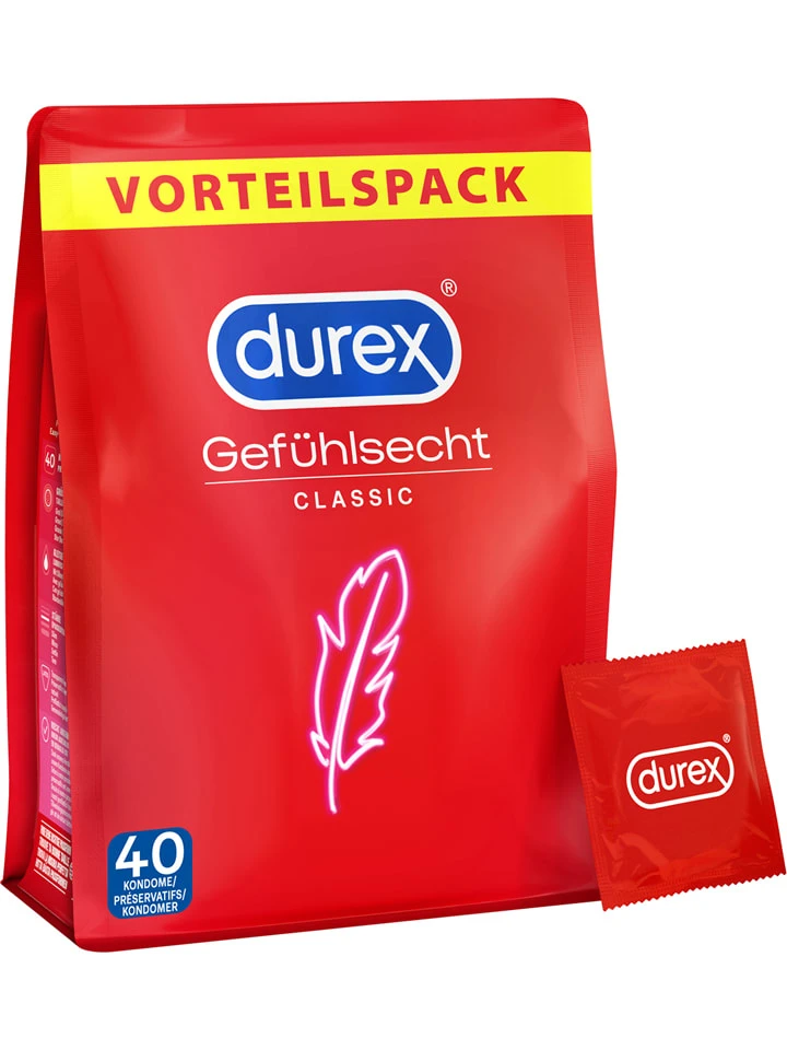 Durex 40-delige Set: Condooms "Classic" 4 Durex 40-delige Set: Condooms "Classic" - Afbeelding 2